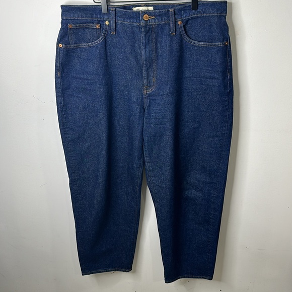 Madewell Balloon Jeans in Rinse Wash 32 - Picture 3 of 8